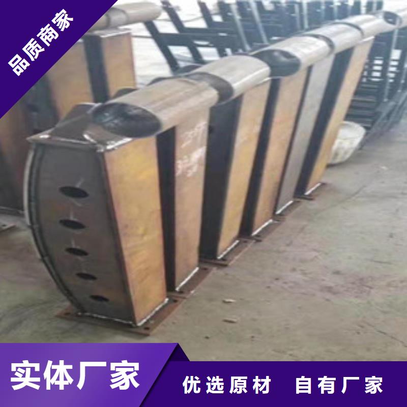 不锈钢复合管护栏钢板立柱 灯箱护栏有口皆碑