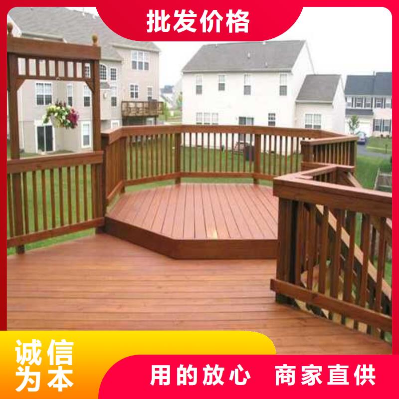青岛市大村镇防腐木别墅景观厂家
