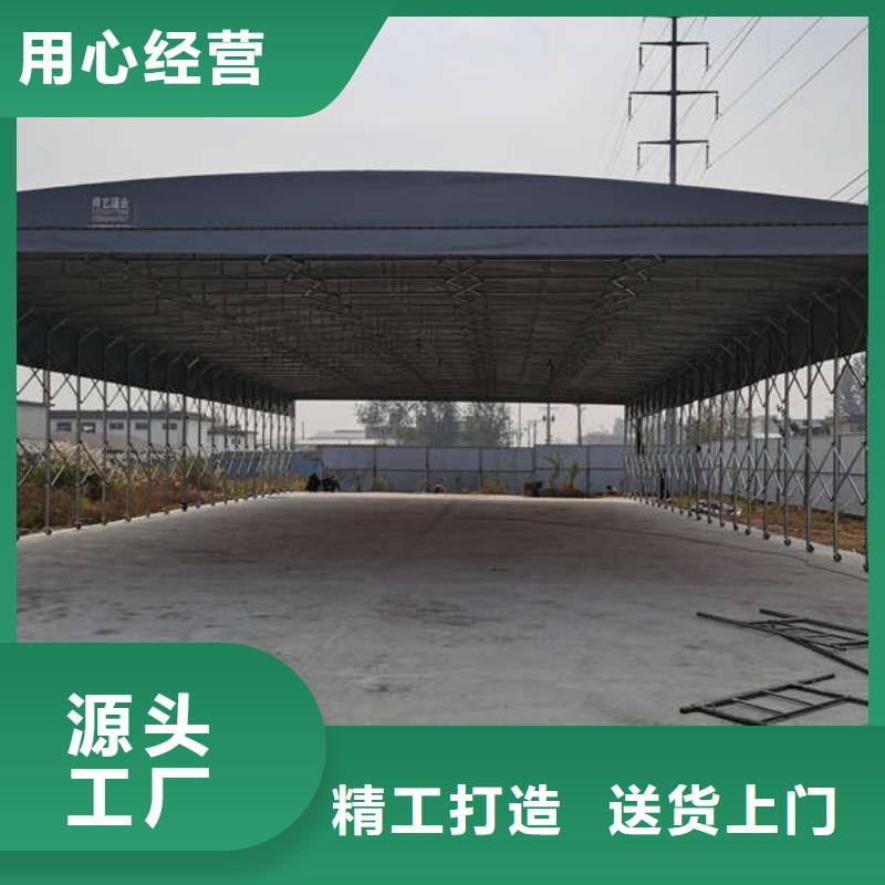 仓储物流推拉移动大棚移动推拉雨棚价格透明