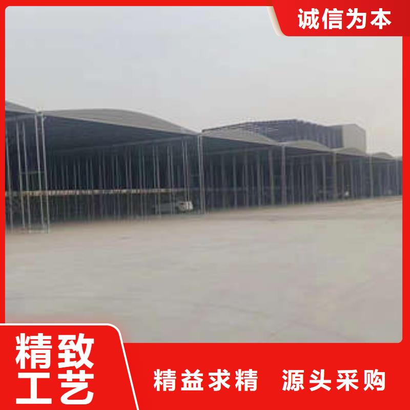 仓储物流推拉移动大棚移动推拉雨棚价格透明