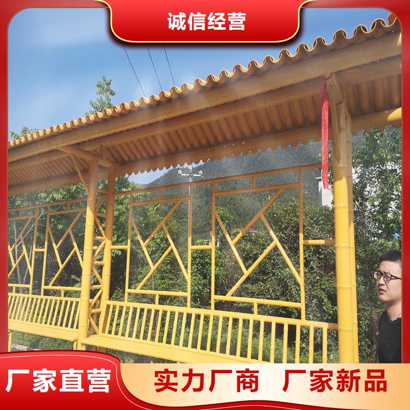 城市公交站台候车亭来厂考察